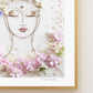 "Tranquility Buddha" Flower Print