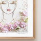 "Tranquility Buddha" Flower Print