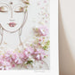 "Tranquility Buddha" Flower Print