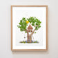 "Tree House" Flower Print