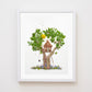 "Tree House" Flower Print