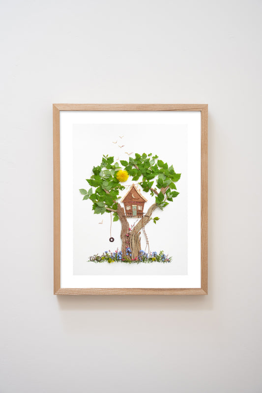 "Tree House" Flower Print