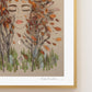 "Two Moons" Flower Print