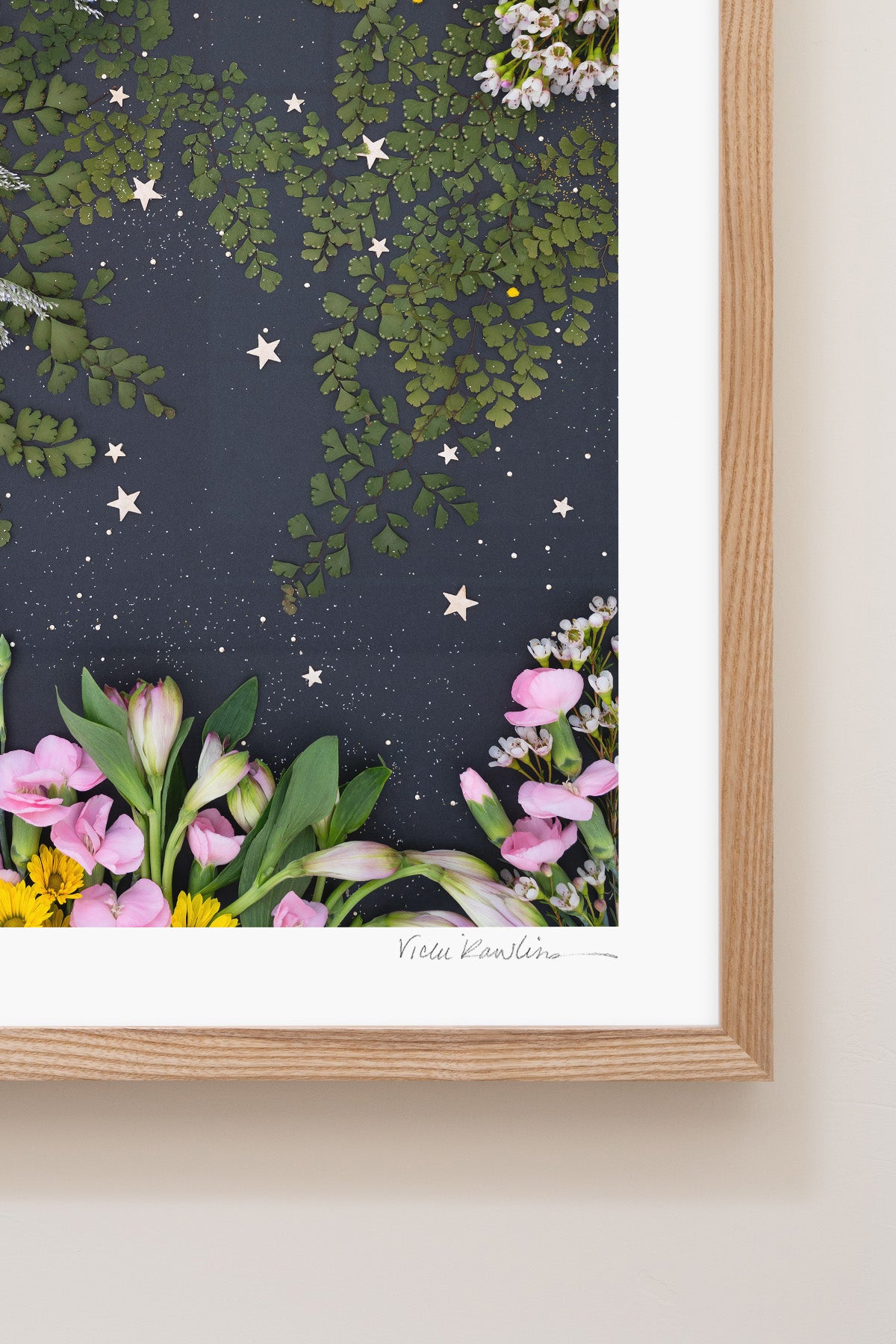 "Upon a Star" Flower Print