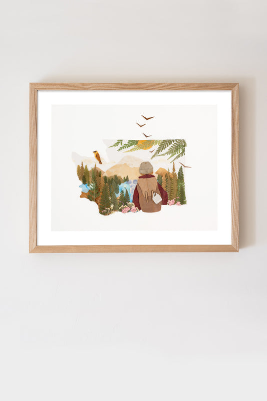 "Washington" Flower Print