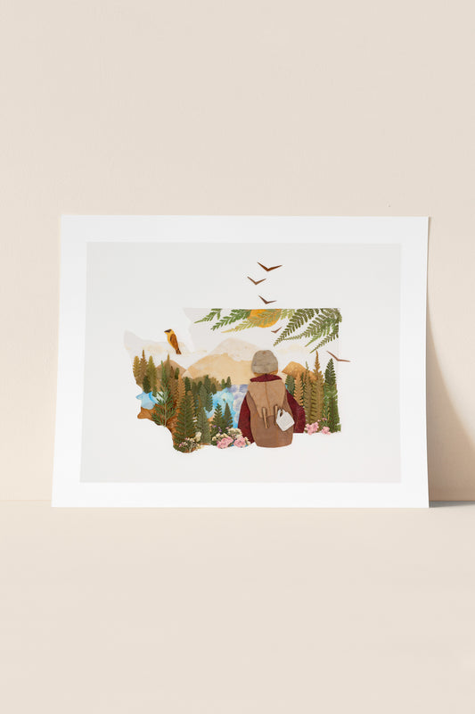 "Washington" Flower Print