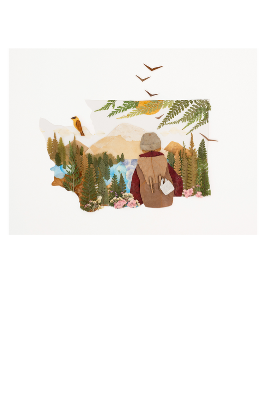 "Washington" Flower Print