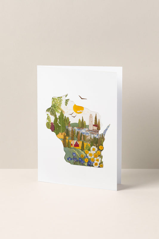 "Wisconsin" Greeting Card