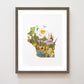 "Wisconsin" Flower Print