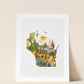 "Wisconsin" Flower Print
