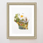 "Wisconsin" Flower Print