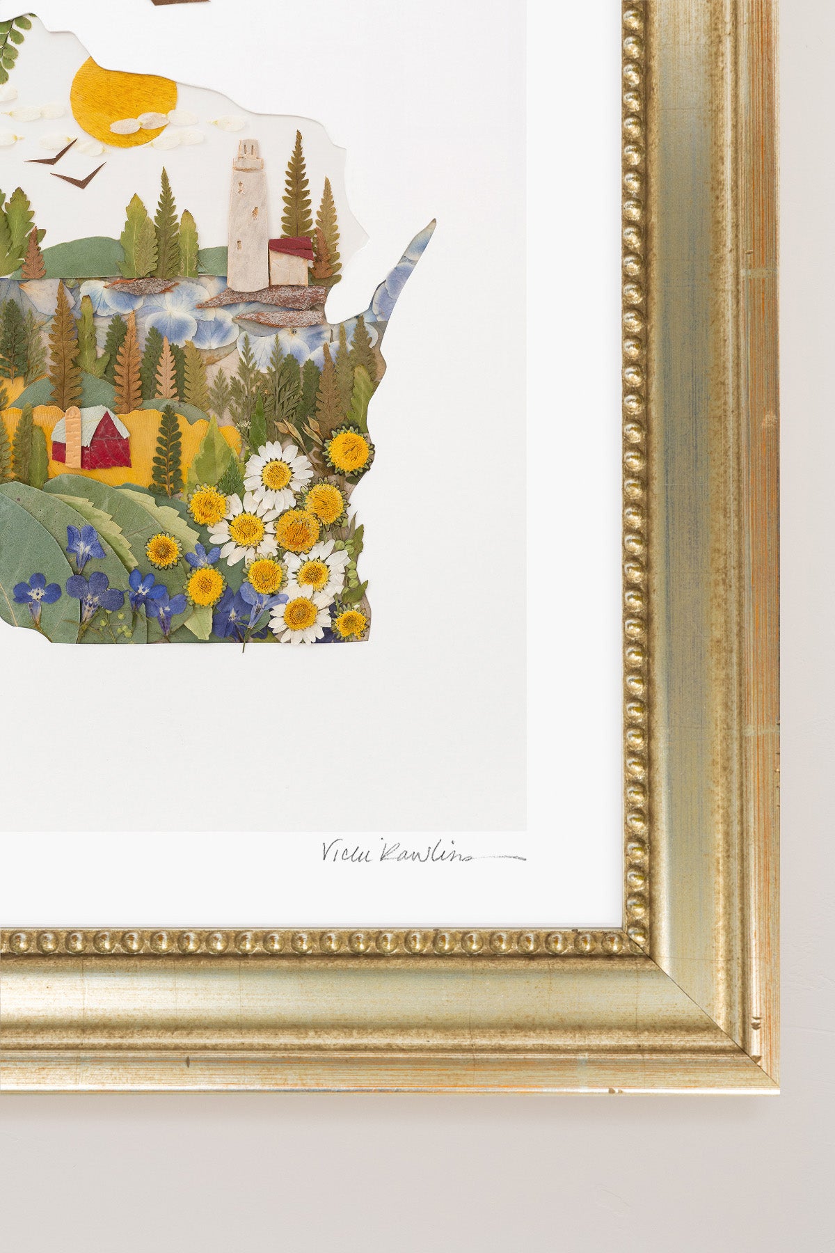 "Wisconsin" Flower Print