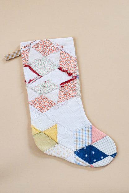 Vintage Quilt Stocking XXI