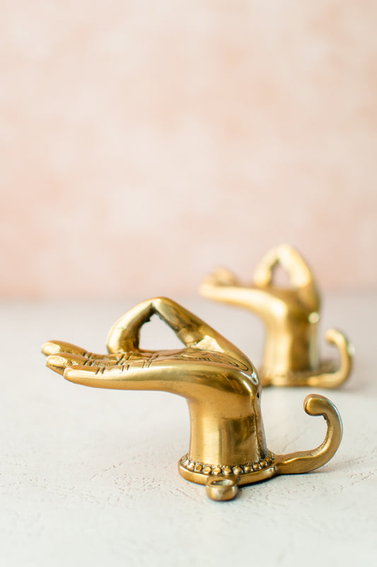 Gilded Hand Wall Hook