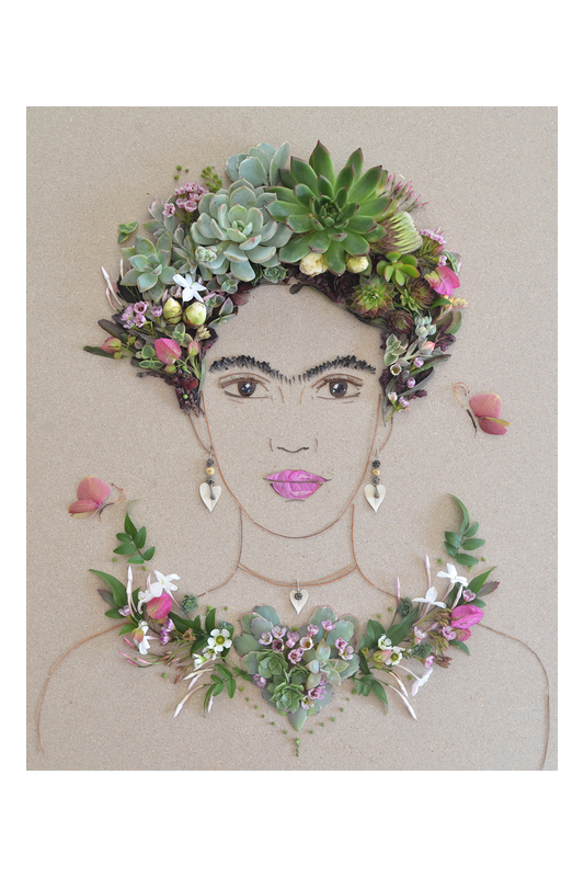 "Fairy Garden Frida" Flower Print