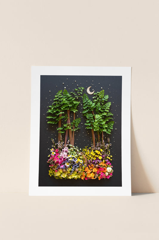 "Forest Bathing" Flower Print