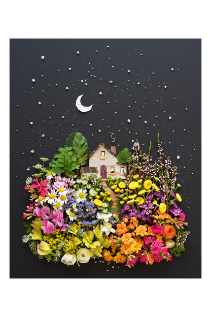 "Home Sweet Home" Flower Print