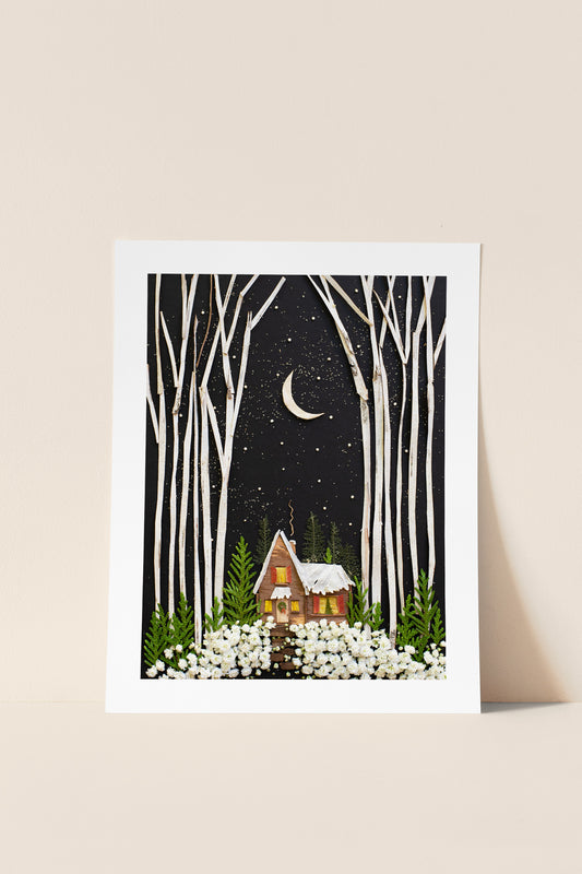 "Home for the Holidays" Flower Print