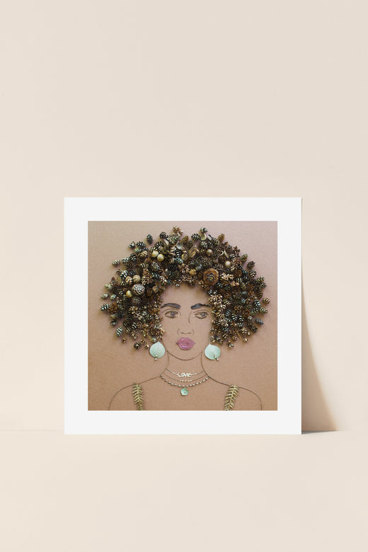 Sister Golden | "Jade" Flower Print