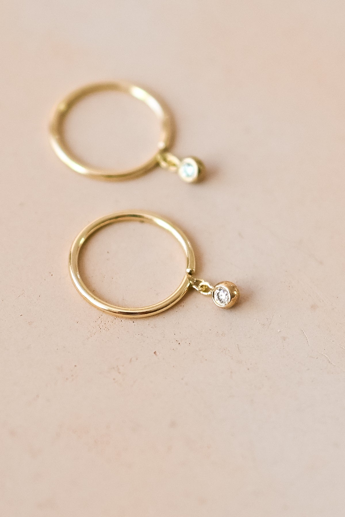 Small store droplet earrings