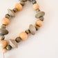 Tassel Wood Bead Strand