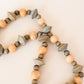 Tassel Wood Bead Strand