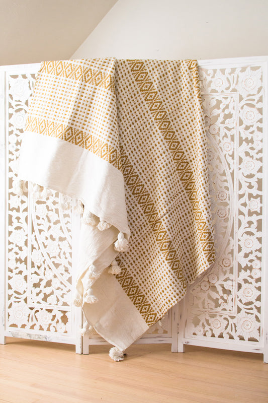 Tissage Embroidered Blanket