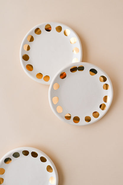 Polka Jewelry Dish - Sister Golden