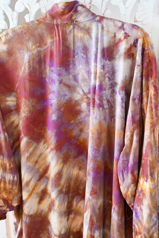 Super Bloom Hand Dyed Robe