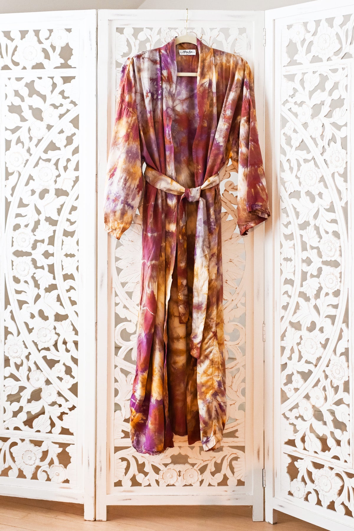 Super Bloom Hand Dyed Robe