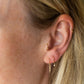 Single Diamond Droplet Earring