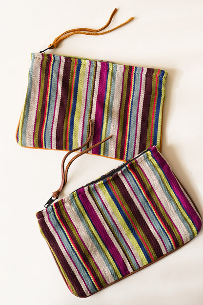 Guatemalan Striped Clutch