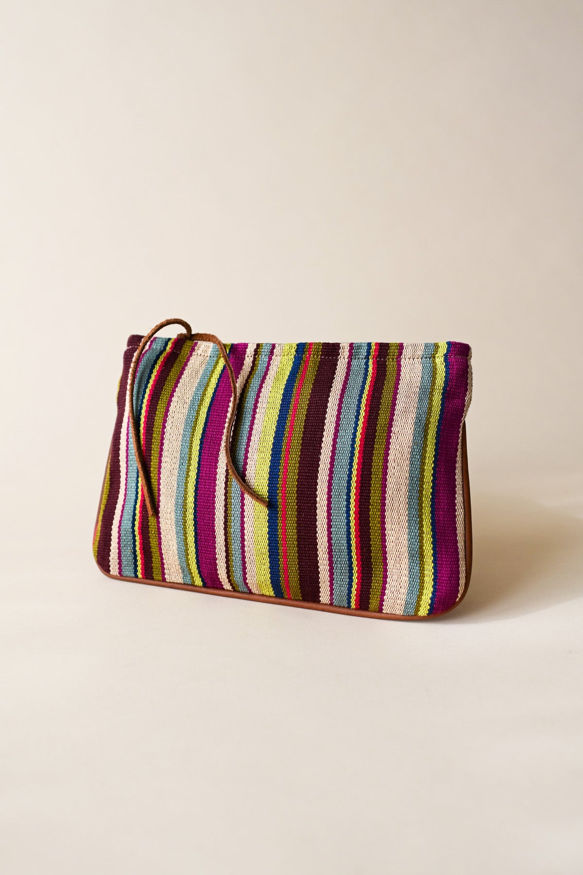 Guatemalan Striped Clutch