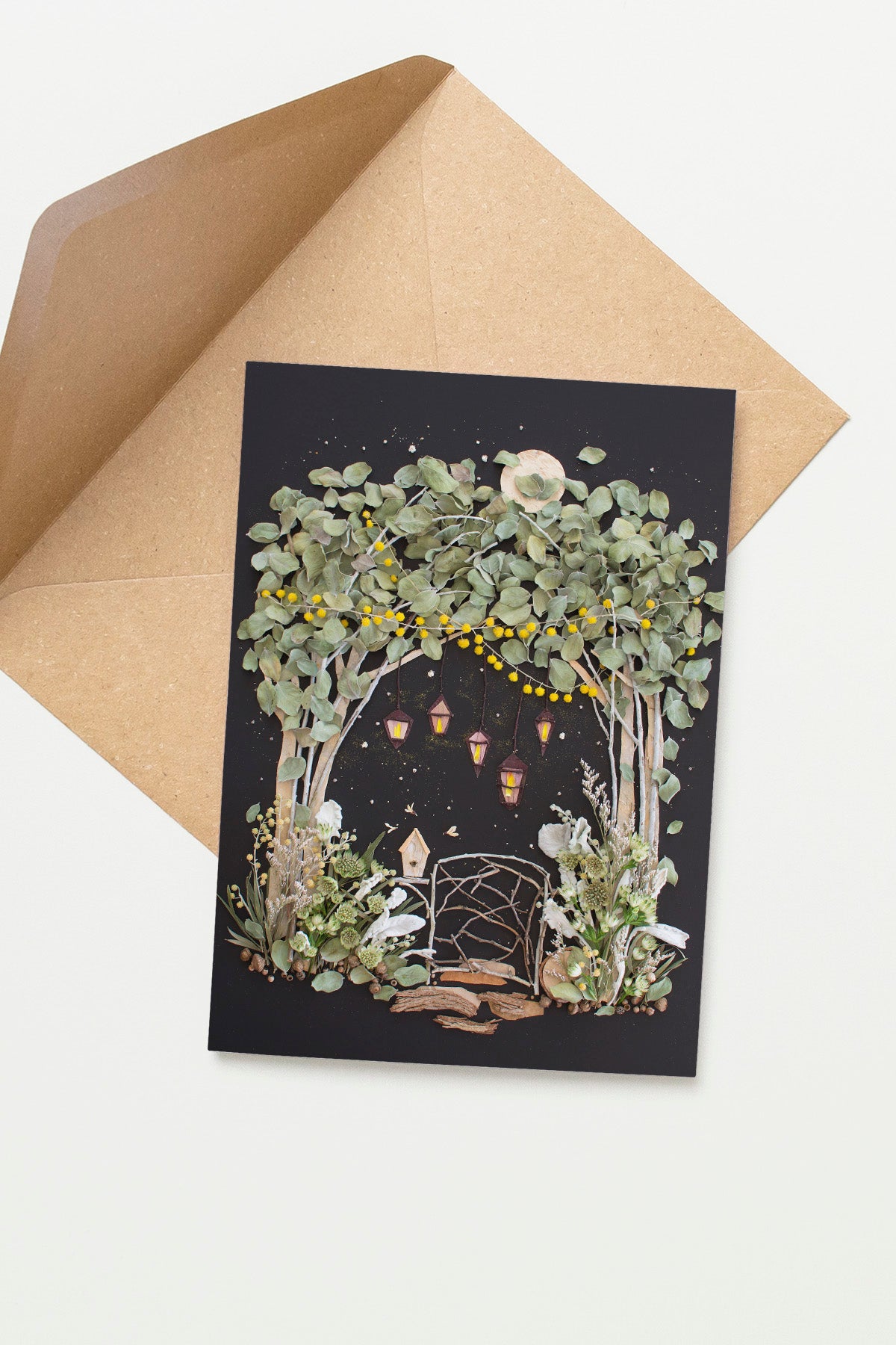"Moon Garden" Greeting Card