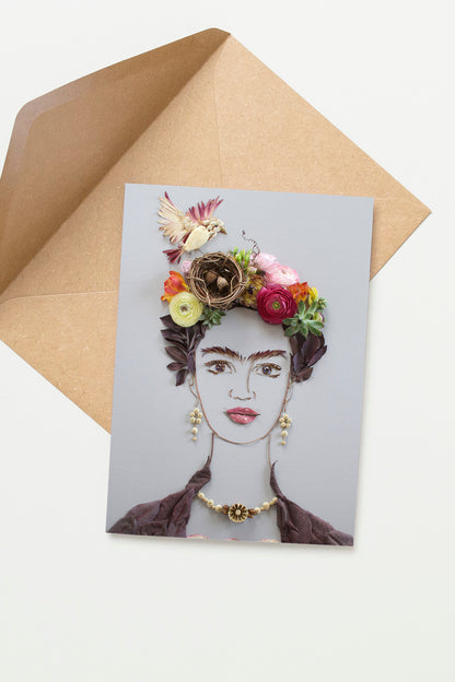"Nesting Frida" Greeting Card - Sister Golden