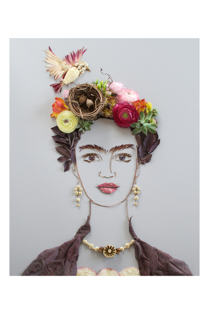 "Nesting Frida" Flower Print - Sister Golden