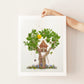 "Tree House" Flower Print
