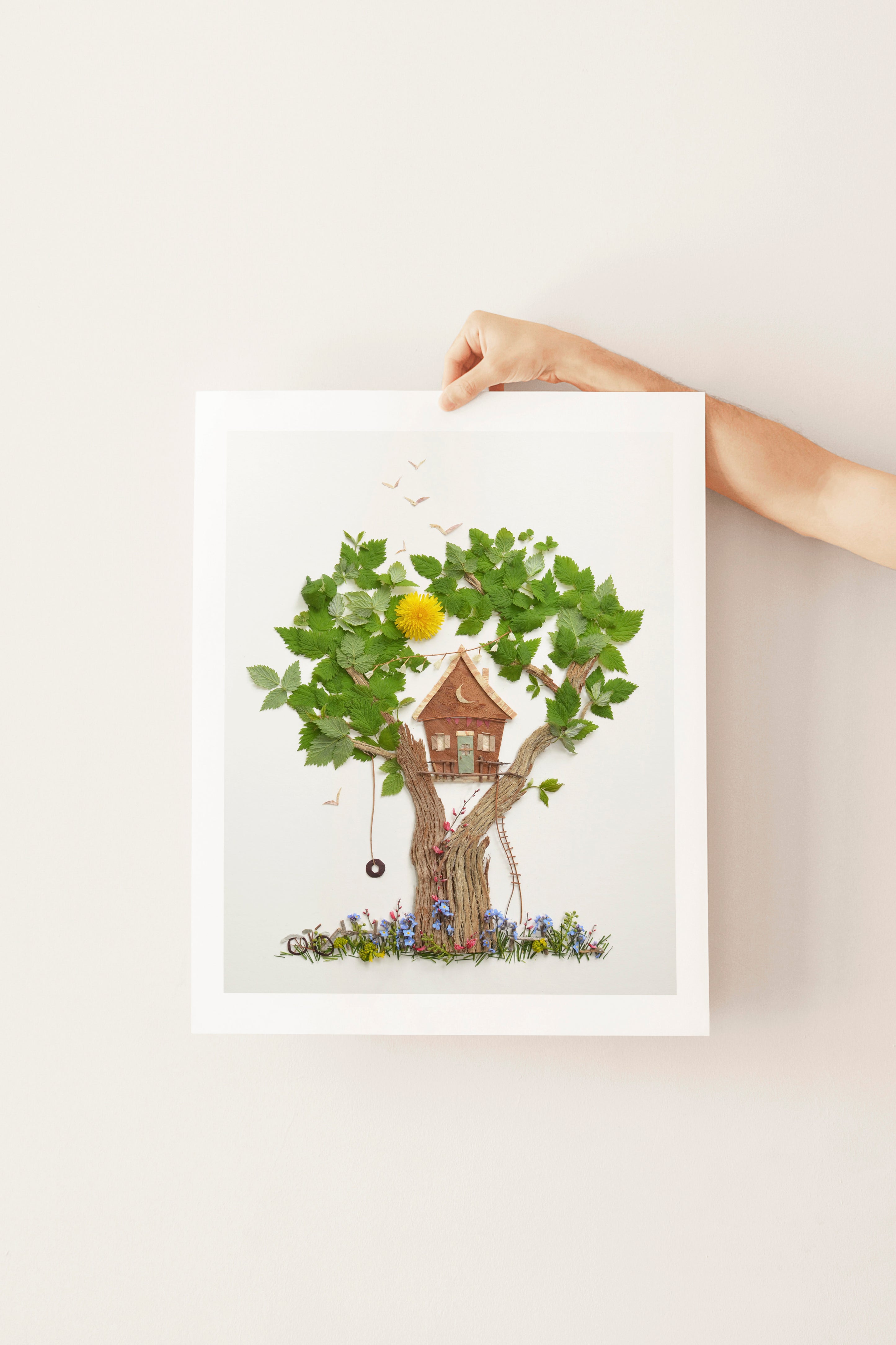 Sister Golden "Tree House" Flower Print
