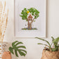 "Tree House" Flower Print